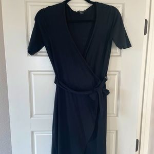 Black Wrap Dress